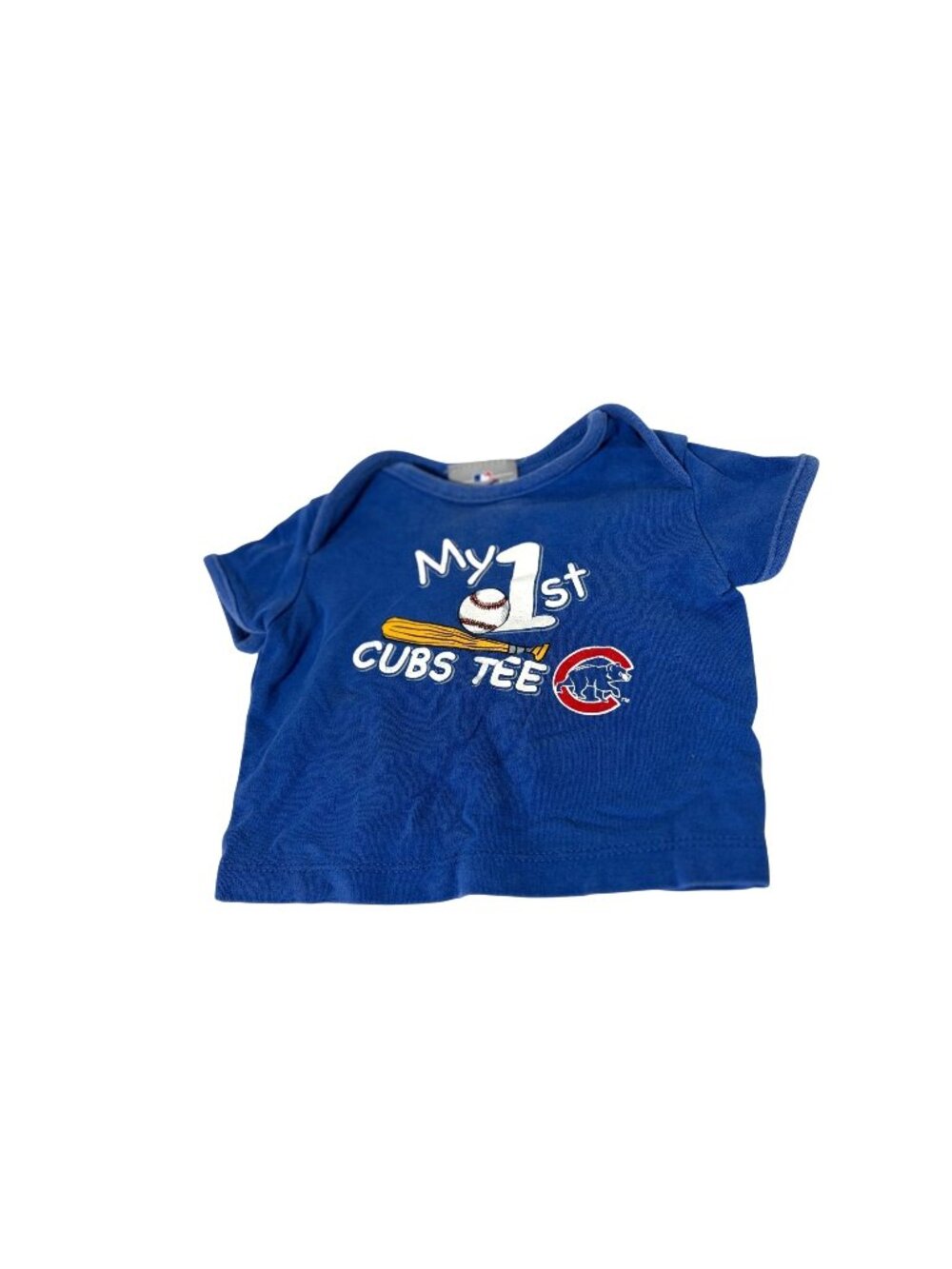 Gen Merchandise MLB Infant Baby Size 3 6 months Pullover Tee Tshirt First Cubs S